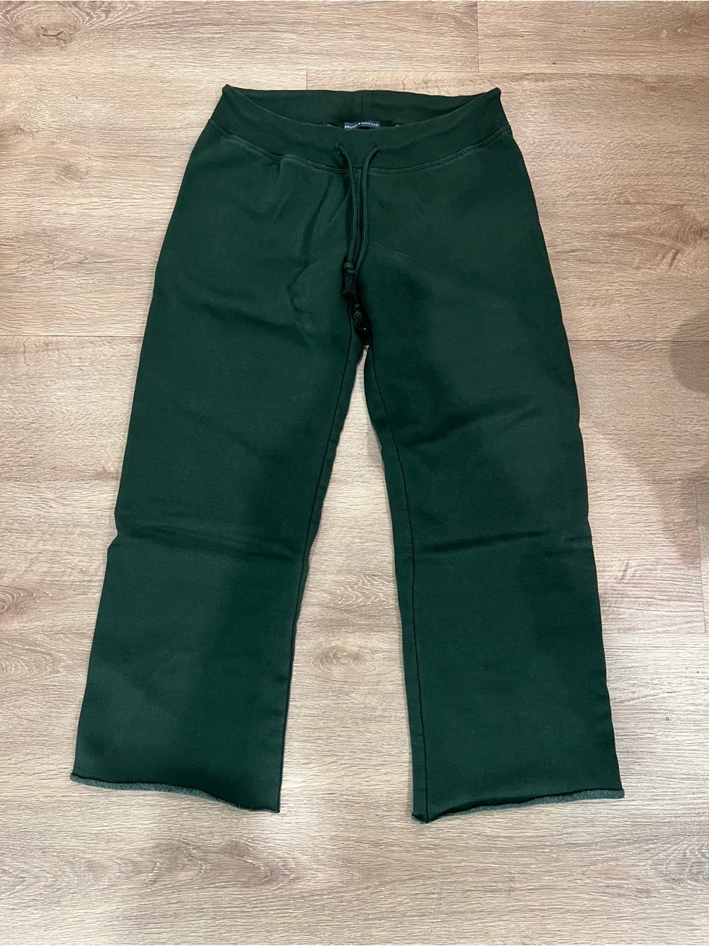 Brandy Melville Dark Green Wide Leg Sweatpants